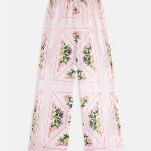 Kith Pink Fruit & Floral Wide-Leg Pants
